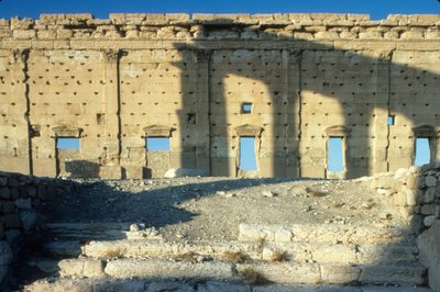 Interior of a Large Structure with Fixings by Roman